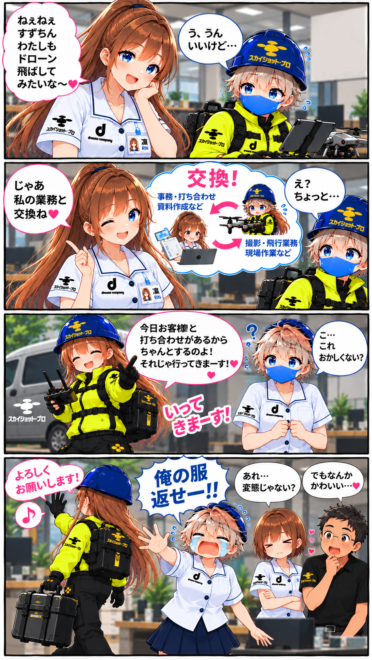 010 凛が企むドローン会社の交換ミッション計画