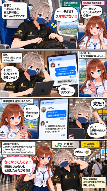 018 ハラハラドキドキスマホお忘れ騒動