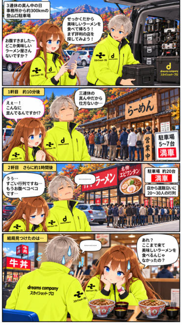 017 行列!ラーメン探しの旅!?