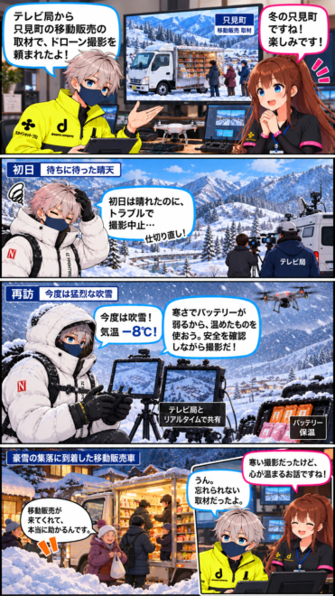 015 僻地!雪山を駆ける移動販売取材記